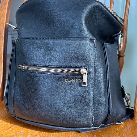 Black Fawn Design diaper bag - Picture 2 of 3